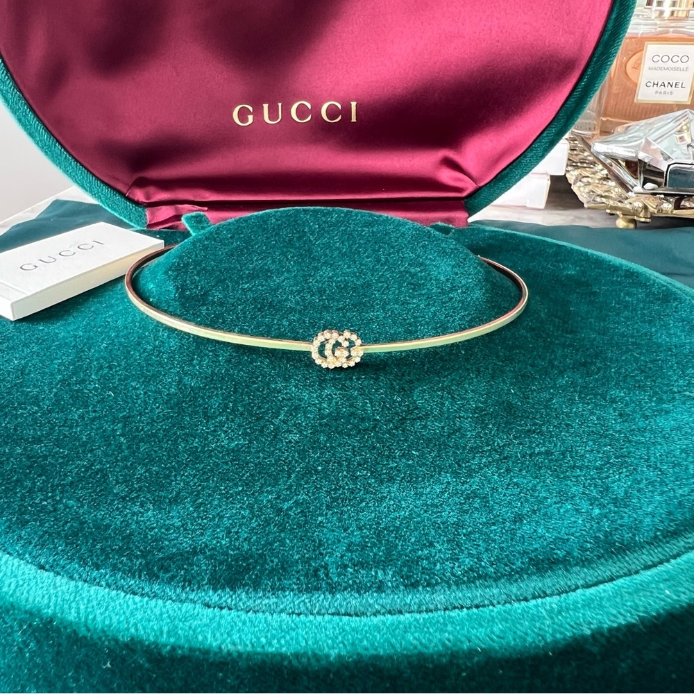 Gucci solid 18k GOLD Diamond Choker ✨RARE✨ - Picture 8 of 10